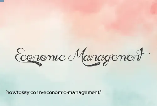 Economic Management