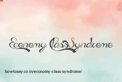 Economy Class Syndrome