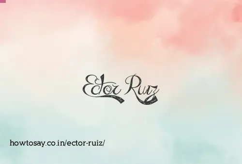 Ector Ruiz