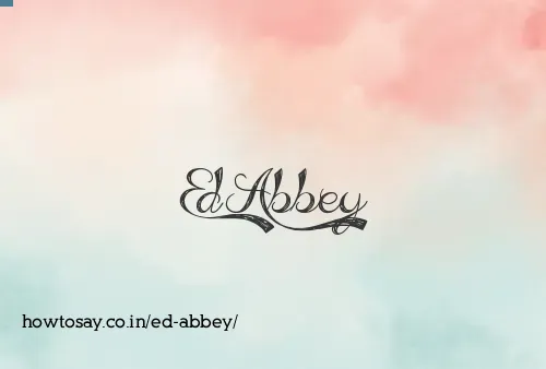 Ed Abbey
