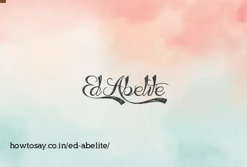 Ed Abelite