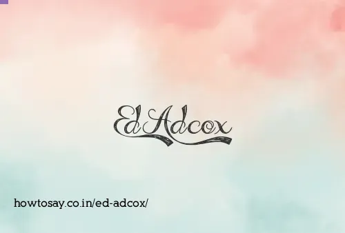 Ed Adcox