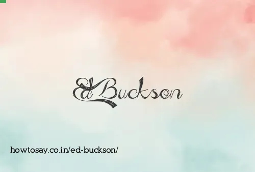 Ed Buckson