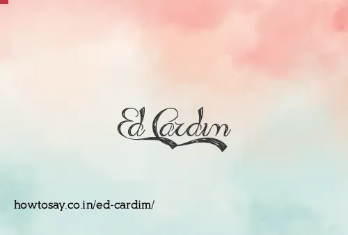 Ed Cardim