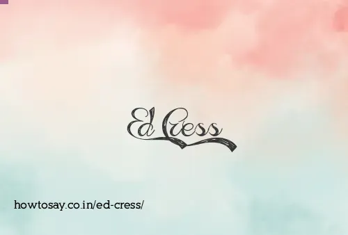 Ed Cress