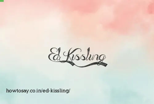 Ed Kissling