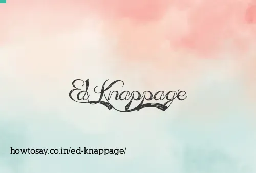 Ed Knappage