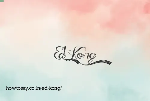 Ed Kong