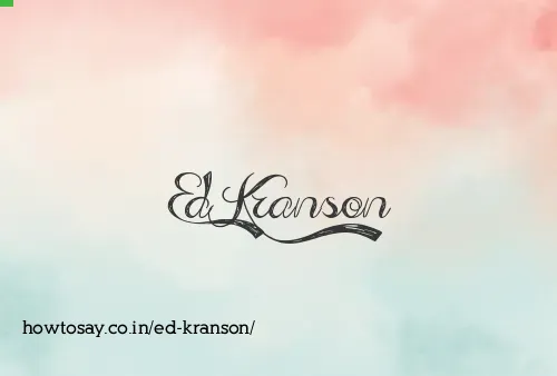 Ed Kranson