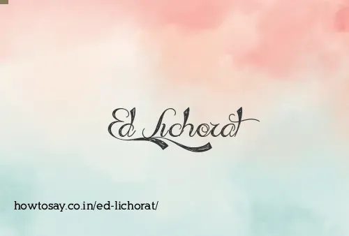 Ed Lichorat