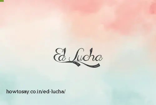 Ed Lucha