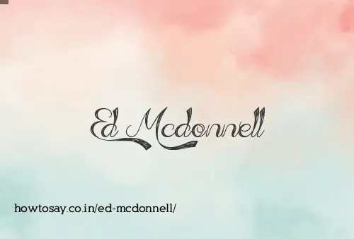 Ed Mcdonnell
