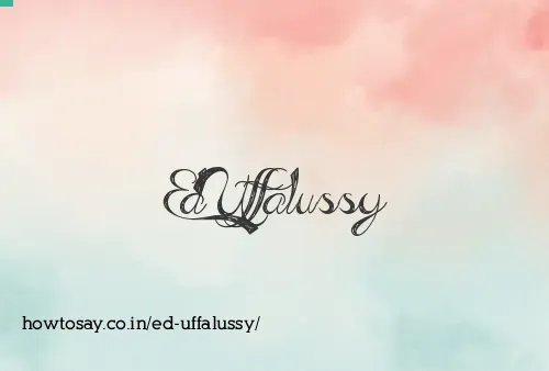 Ed Uffalussy