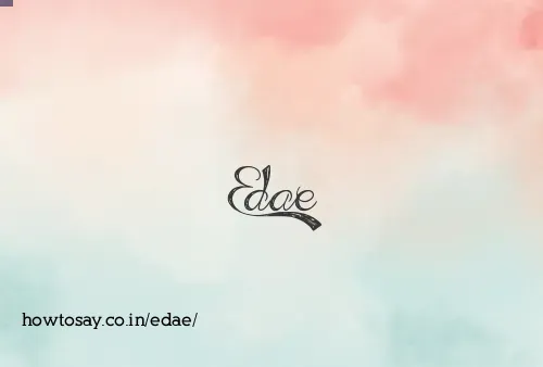 Edae