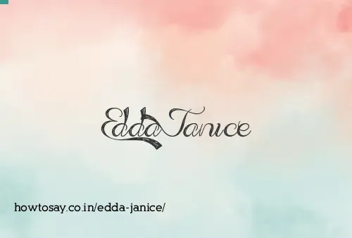 Edda Janice