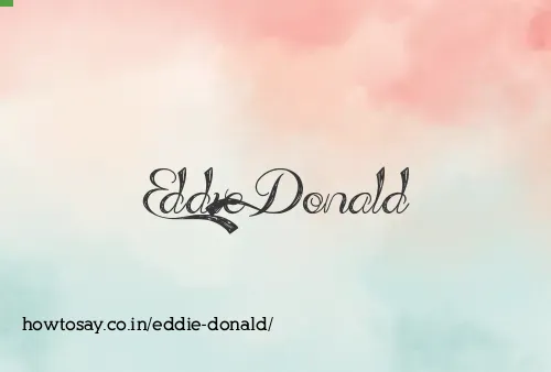 Eddie Donald