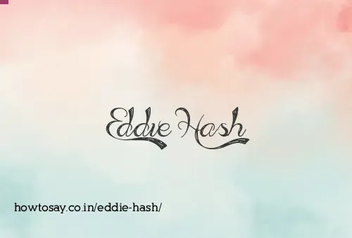 Eddie Hash