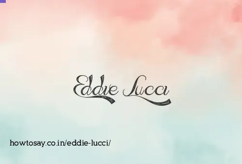 Eddie Lucci