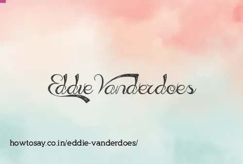 Eddie Vanderdoes