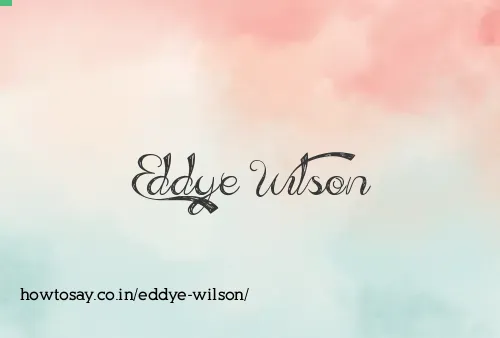 Eddye Wilson