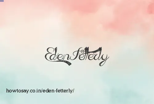 Eden Fetterly