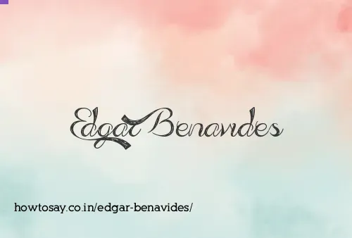 Edgar Benavides