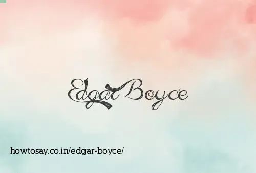 Edgar Boyce
