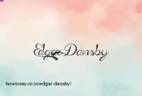 Edgar Dansby