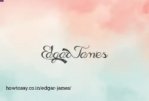 Edgar James