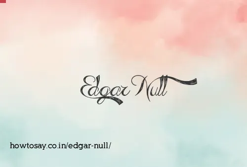 Edgar Null