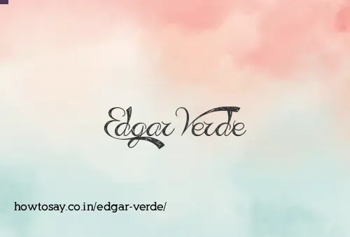 Edgar Verde