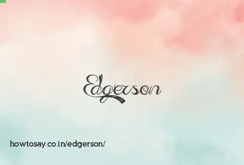 Edgerson