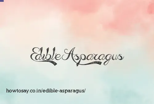 Edible Asparagus