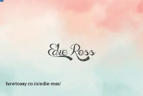 Edie Ross