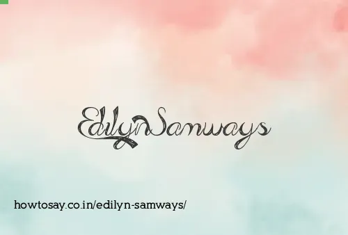 Edilyn Samways