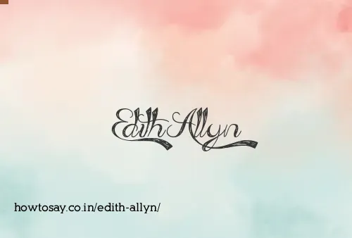 Edith Allyn