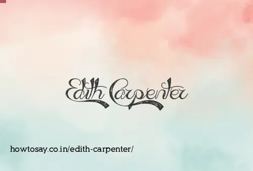 Edith Carpenter