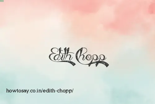 Edith Chopp