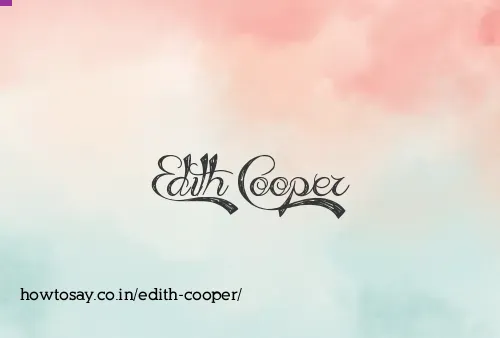 Edith Cooper