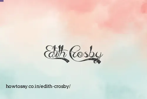 Edith Crosby