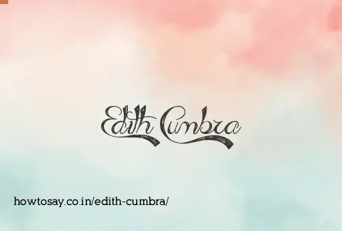 Edith Cumbra