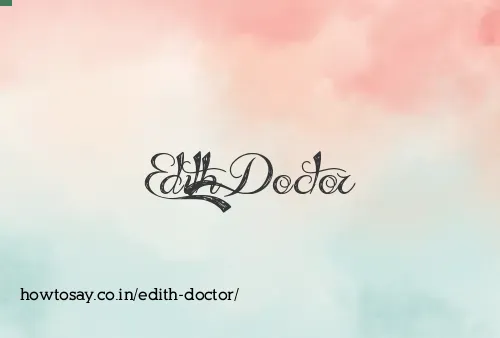 Edith Doctor