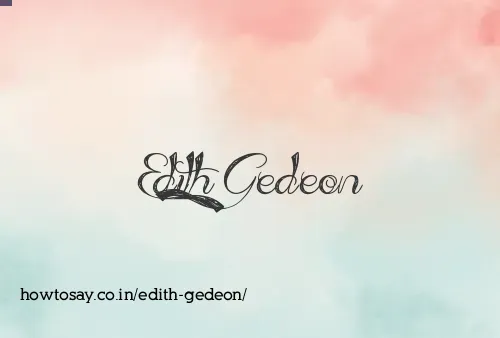 Edith Gedeon