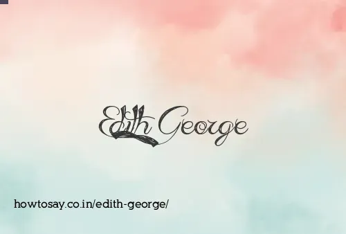 Edith George
