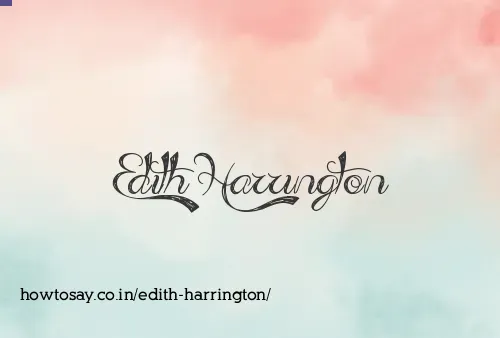 Edith Harrington