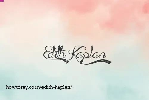 Edith Kaplan