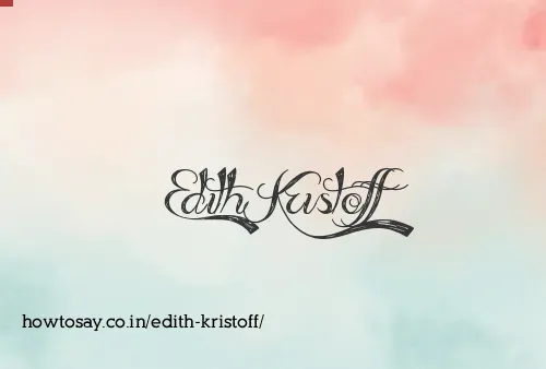 Edith Kristoff