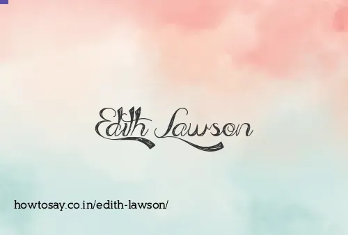Edith Lawson