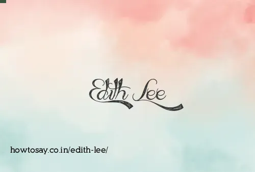 Edith Lee
