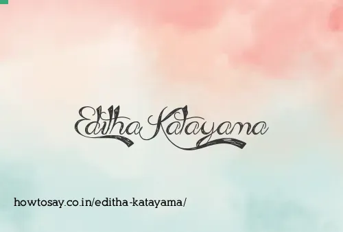Editha Katayama